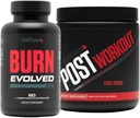 由V Shred Burn Evolved 2.0 和 Workout 水果盒组成的雕塑民族