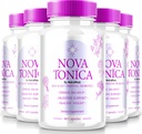 (5 Pack) NovaTonica Capsules, Nova Tonica 支持自然健康和光滑皮肤, 支持水利的超强补充剂, 皮肤增强维生素药丸, Nova Tonic Reviews (300 Capsules)