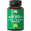 (原始内容存档于2018-09-26). Bone Brosth Collagen Capsules. 180 Pills of Grass Fed Bone Broth Collagen 蛋白酸酯. 包含所有3种类型、1、2和3,纯增生的陈列板,供男女使用
