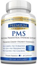 PMS 支持 - 所有自然激素平衡 - 循环调节器,Mood和能量增强器,皮肤支持 - 晚间Primrose Oil, Calcium, Bioperine - 60 Capsules
