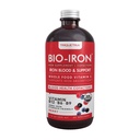 液态铁补充 QQ 有机认证 Berry Flavor - 全食维生素C 吸附剂和血型 B 维生素 - 甲基B12,L-Methylfolate & B6 - 支持健康铁水平 - 7.6 oz