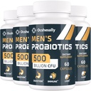 男性的抗生素,500亿 CPUS & 12 Strains 男性的抗生素,有Turmeric, Cranberry, Goji ---- 消化性健康的抗生素, Gut, Imune & Bloating, Prostate & Urinary Tract Health, 240 Capsule