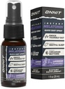 ONNIT 美拉图宁液体睡眠支持喷洒,IGENTM 非GMO测试,拉凡德火焰,成人睡眠支持,每喷洒3mg的美拉图宁,1 fl oz