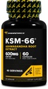 Primaforce KSM-66 Ashwagandha 根提取(600mg) 60 维吉卡普尔-5% Whatanolides with BioPerine