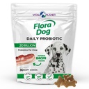 生命星球 - 花肉狗 Probiotics,Dog Chews Supplements 配有 20亿种文化 和 11 种 Strains, Imune 和 消化支持 狗的 Chewable Probiotics, 30种天然培根 Flavored Soft Chews