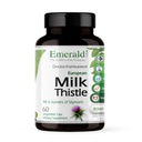 Emerald Labs European Milk Thistle - Organic Milk Thistle Extract - Supports Liver Health & Helps Maintain Natural Energy, Digestion & Brain Health - 60 Vegetable Capsules (Up to 60-Day Supply)