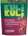 Kuli Kuli 超级能源 Gummys - 配有莫林加的能源补充,咖啡因-无天然能源促进器 - 60 非GMO,Gluten-Free Moringa Gummys