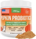 IHeartDogs Pupkin Probiotics, Prebiotics, & Postbiotics for Dog with Pumpukin, Gut Soothing Bone Broth & Mushrooms - 30 Scoops (英语).