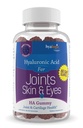 Hyalogic Hyaluronic Acid Gummies – Supplement for Joint, Skin & Eyes – Mixed Berry Flavor – Gummy Vitamins for Women & Men – Gluten-Free, Non-GMO, 60 Count