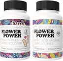 花电 - Passion Pills Libido 助推器和 Boric Acid 套件 - 全自然女性护理包 增强Libido,调味控制,平衡阴道健康 60 Vegan Capsules, 600mg - Ma