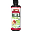 Barlean的Vegan Omega 3 6 9 Flaxseed Oil Liquid Supplement,草莓香蕉滑油,Flax种子油,含2 968毫克ALA脂肪酸,非GMO和Gluten Free, 16 oz