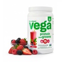 Vega蛋白质和绿素蛋白粉,Berry - 20g 植物基蛋白质+ Veggies, Vegan, NN GMO, Pea protein for Men, 1.3 lbs (包装 May Vary)