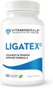 Vitaminerals + 18 Ligatex Plus + + 韧带和Tendon 支持 * → Collagen I (Halal) → Turmeric → Manganese → 120 Veggie Caps