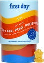 第一日儿童3-in-1 Probiotic Gummys – Prebiotic + Probiotic + Postbiotic Supplement – 支持消化与口腔健康,免疫功能与能量水平 – 30日供应