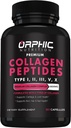 ORPHIC 营养凝胶 女性乳胶,1800mg 多种凝胶药 一类,二类,三类,五类,十类 - 支持消化性健康 保持强关节,天冬,韧带和肌肉 * 90 caps