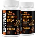 1300 MG Liposomal NAD+ 补充 QQ 最高吸收 QQ 纯净 NAD 补充 促进 NAD+ 亲切的QQ 推动NAD+ 年老的Defese、细胞能量、长寿 120 计数的补充