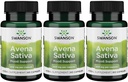 Swanson Full Spectrum Avena Sativa(绿色食草草) - 草药补充剂 促进神经系统健康 - 自然公式支持总体健康 - (60 Capsules,每包400mg) 3 Pack