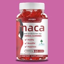 1 Bottle Maca Root Gummys 3000mg for Women with Black Maca, Fenugreek, Magnesium for Natural Energy, Mood & Immune 支持 Hormone 平衡草药补充剂 - Berry Flavor, 60 Gummys, 30日服务