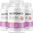 (3 pack) Neotonics Capsules - 官方Neotonics Skin & Gut 基本抗生素,高级配方 Neotonics Skin and Gut Organics, All Natural Suppose Neotonics Review, 90 Capsules for 5个月