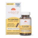 Uqora in Control Bladder Support - Daily Bladder Care & Support for Urinary Comfort - 用植物学制作,如马尾和香料布施 - Gluten-Free & Vegetarian - 60 Capsules