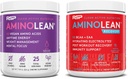 RSP Nutriition Vegan 氨基Lean Pre Workout Energy(Acai 25 services) 配有氨基Lean恢复后工作靴(热带岛Punch 30 services)
