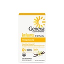 Genexa Indones Vitamin D 对新生儿、婴儿和托德勒的液滴 支持成长和骨质发展 美味有机香草 Flavor + 认证有机物、Gluten Free和Non-GMO 90 服务