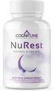Cognitune自然睡眠补充剂 - 非哈比特人形成睡眠药丸, Non Drowsy草药睡眠援助公式 w/Melatonin, Valerian Root, Lemon Balm, Chamomile, GABA, L-Theanine, Magnesium, 氨酸