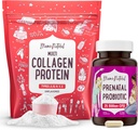Mama 天然产前亲子和多科拉根蛋白包 - 25亿 CPU & 11g 水解Collagen peptides用于妊娠、头发、皮肤、钉子和消化健康支助