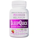 Relaxium Sleep 快速最大强度熔融,快速代理睡眠援助 10 mg Melatonin, 药物免费饮食补编, Vegan, Gluten Free, Made in America, 100 services, Berry Flavor