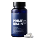 BONE Science - Prime Brain Supplement - Nootropic for Focus, Memory & Conceptive Performation, 配属阿尔法GPC, L-Theanine & Ginkgo Biloba, Vegan - 60 Capsules (英语).