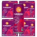 ZYN Turmeric Wellness 饮料(24 Pack),石榴汁 Cranberry Flawared Turmeric Crucumin 与黑辣椒饮料,无添加糖,低碳和低卡罗里饮料,清洁替代品