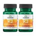 Swanson Natural Vitamin K2(来自Natto的Menaquinone-7) 50 mcg 30 Sgel(2包)