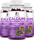 镁酸镁 Gummys Wildn Elderberry and Sea Moss, 镁酸钙 2:1, 含镁 Glycinate, 维生素D3, 用于骨骼,肌肉, 平静 Mood & Sleep Supports, 60 Gummys (3 包).