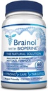 Fungavir Brainol - 定向脑支持补充剂 - B维生素,镁,氨基酸,圣约翰蠕虫,磷酸盐,Ginkgo Biloba - Vegan-Friendly - 60 Capsules - 1个月供应