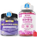 NEVISS 梅拉托宁,维生素D3 +维生素B12 Gummys