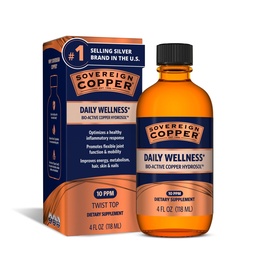 Sovereign Copper Bio-Active Copper Hydrosol, 4 fl oz (118 mL)