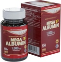 K&C博士 HNHusa Mega Albockin 蛋白质 1000mg 60 片 健康肾 肝功能 健康 总体健康 支持 能源生活平衡 补充 60tabs 1pk
