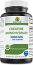 Brieofood Creatine Pills 3000 mg/ service - 240 平板电脑 - 第三方测试纯度和质量 - 帮助提高运动性能