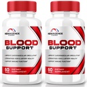 (2 Pack) Hemagenix Capsules, Hemagenix 高级血液支持公式,所有维持健康水平的自然补充,总体健康的额外强药,官方评论(120 Capsules)