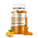 Glucosamine Chondroitin Gummys配有MSM和Melderberry Extrastrong - 联合支持,成人抗氧化剂免疫支持补充,男女矿物,共济会Q10, DHA - 60 橙色Gummys