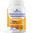 Lifeatlas GLP-1 补充 Probiotic QQ GLP-1 配有 30 亿 APU Akkermansia Probiotic, 6-in-1 GLP1 男女配有 Probiotics, Daily GLP 1 补充 , 60 Caps