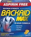 后援 Max Relief Caplets, 28 Counter (Pack of 6) (英语).