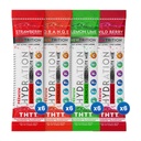 水解粉,4 Flavors, 包装24个电解粉包,天然火化水解粉包用于水, 快速代理水解电解剂加维生素B&C, 能源与回收
