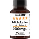 MONOHERB Artichoke 叶提取 1000毫克 - 90 个植物卡普尔