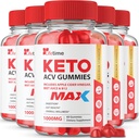 (5 Pack) 生活 Keto Max Gummys - 官方配方, Vegan, Non GMO - 生活 Keto Plus acc Gummys, 生活时间 Gummys with Life Time Gummys , 维生素 B12, 甜菜根, 石榴(300 Gummys)