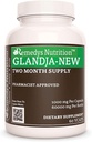 补救措施 GlandJa-New 1000 mg, 60 Vegan Capsules 专有草药营养补充剂