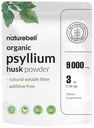 NatureBell Psyllium Husk Fiber 补编,9 000 mg Per-service, 3lb(48oz) Powder 有机可溶性纤维,用于消化和古特健康 → 植物基,无味,非GMO,无胶质