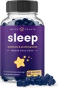 成人和孩子的NutraChamps Sleep Gummys 配有 Chamomile, Valerian & L Theanine 的 Melatonin Gummys 儿童和成年人的安全和有效 维冈儿童 Melatonin 3 mg, 1.5 mg, 或 6 mg