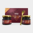 VASU Ayurveda Himalayan Shilajit Resin 400mg – 用富尔维奇酸和85+痕量矿物进行实验室测试的自然能源促进器 – 纯 Shilajit 供男性和女性使用 – 100天 供劲和Stamina(2-Pack)
