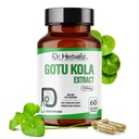 DR. 草药师 Gotu Kola 提取 550mg – 60 Vegan Capsules → 10:1 提取 = 5,500mg Raw Herb → Premium Quality → Non-GMO, Gluten-Free → 每日草药支持 → Centella Asiatica 提取